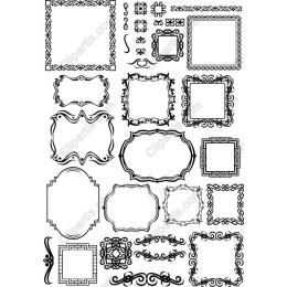 Vintage Decorative Frames Pack