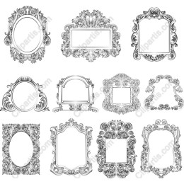 Vintage Ornate Frames Collection