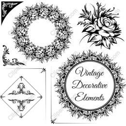 Vintage Decorative Elements Pack