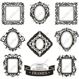 Ornate Vintage Frames Set