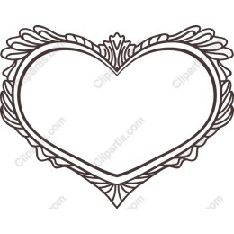 Ornate Heart Frame