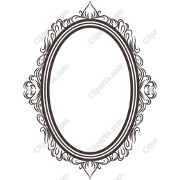 Elegant Vintage Oval Frame