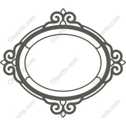 Elegant Vintage Oval Frame