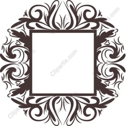 Elegant Vintage Ornamental Frame