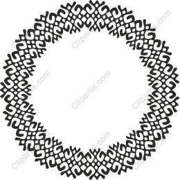 Elegant Circular Ornament