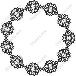 Elegant Floral Circle