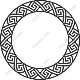 Elegant Geometric Circular Border