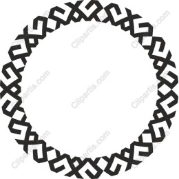 Elegant Decorative Circular Border