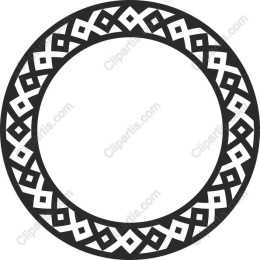 Intricate Circular Border