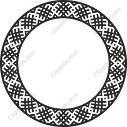 Elegant Intricate Circular Frame
