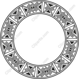 Geometric Tribal Frame