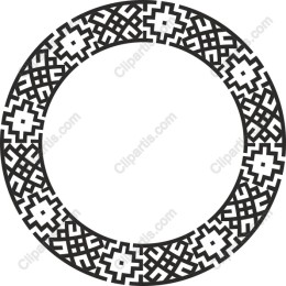 Geometric Circle Border