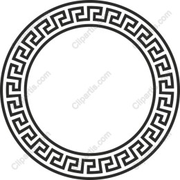 Greek Key Circle