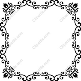 Elegant Floral Border Frame