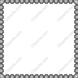 Elegant Floral Border