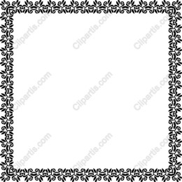 Elegant Floral Border