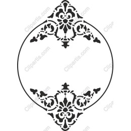 Ornate Floral Decorative Frame