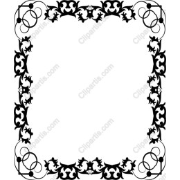 Elegant Ornate Floral Border