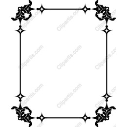 Decorative Floral Frame