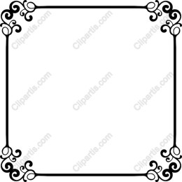 Sophisticated Swirl Decorative Frame