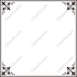 Decorative Corner Flourish