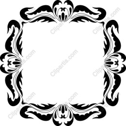 Elegant Floral Border