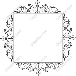 Elegant Floral Decorative Frame