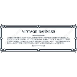 Vintage Banners