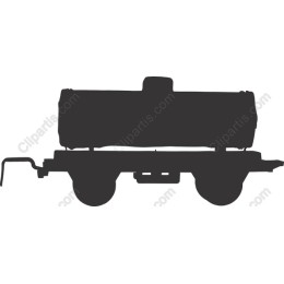 Silhouette Train Car