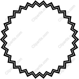 Zigzag Starburst Frame