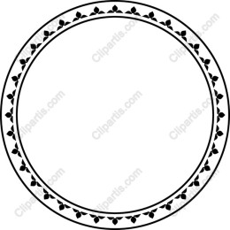 Ornate Circle Frame