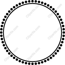 Circular Dotted Frame