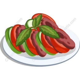 Vibrant Sliced Vegetables