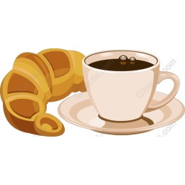 Croissant and Coffee