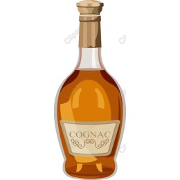 Elegant Cognac Bottle