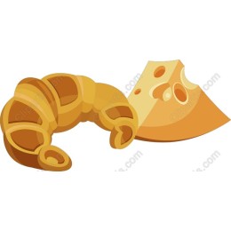 Croissant and Cheese