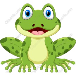 Charming Cartoon Frog