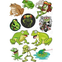 Frog Bundle - 10 Playful s