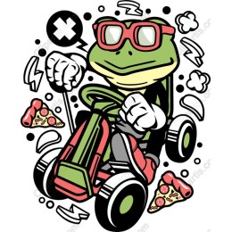 Vibrant Frog Go-Kart