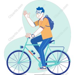 Cheerful Cyclist