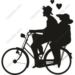 Couple on Bicycle