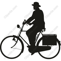 Vintage Bicycle Rider