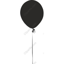 Elegant Black Balloon