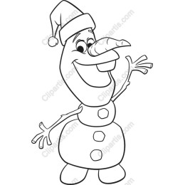 Whimsical Snowman Character