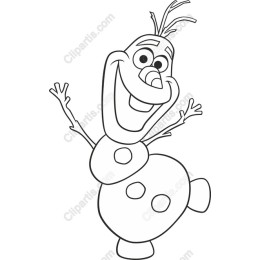 Cheerful Cartoon Snowman