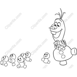 Cheerful Character and Friends