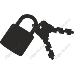 Classic Padlock and Keys