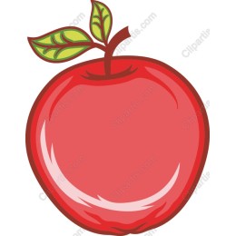 Vibrant Red Apple