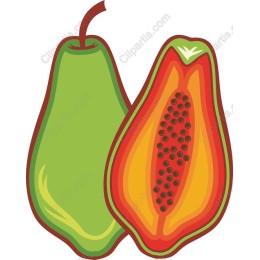 Vibrant Pear and Papaya