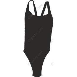 Elegant Black One-Piece Swimsuit